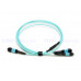 MPO-OM3-2MPO-08F-XX MPO-OM3轉2MPO-8F光纖跳線 MPO OM3多模8芯光纖跳線 光纖 MPO 連接器跳線 MPO -2*MPO光纖跳線
